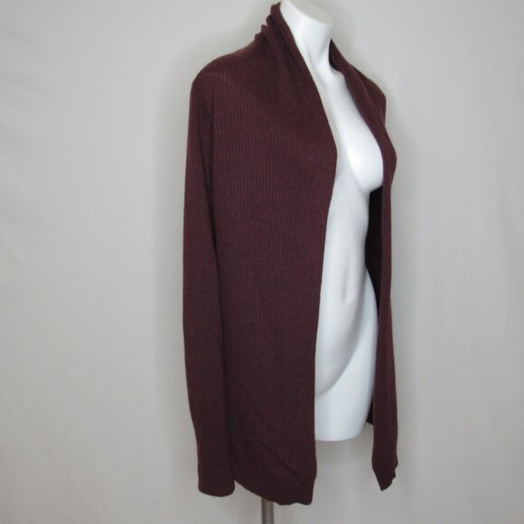 Banana Republic Burgundy Red Tie Back Cardigan Sweater Women's M Medium - Picture 5 of 9